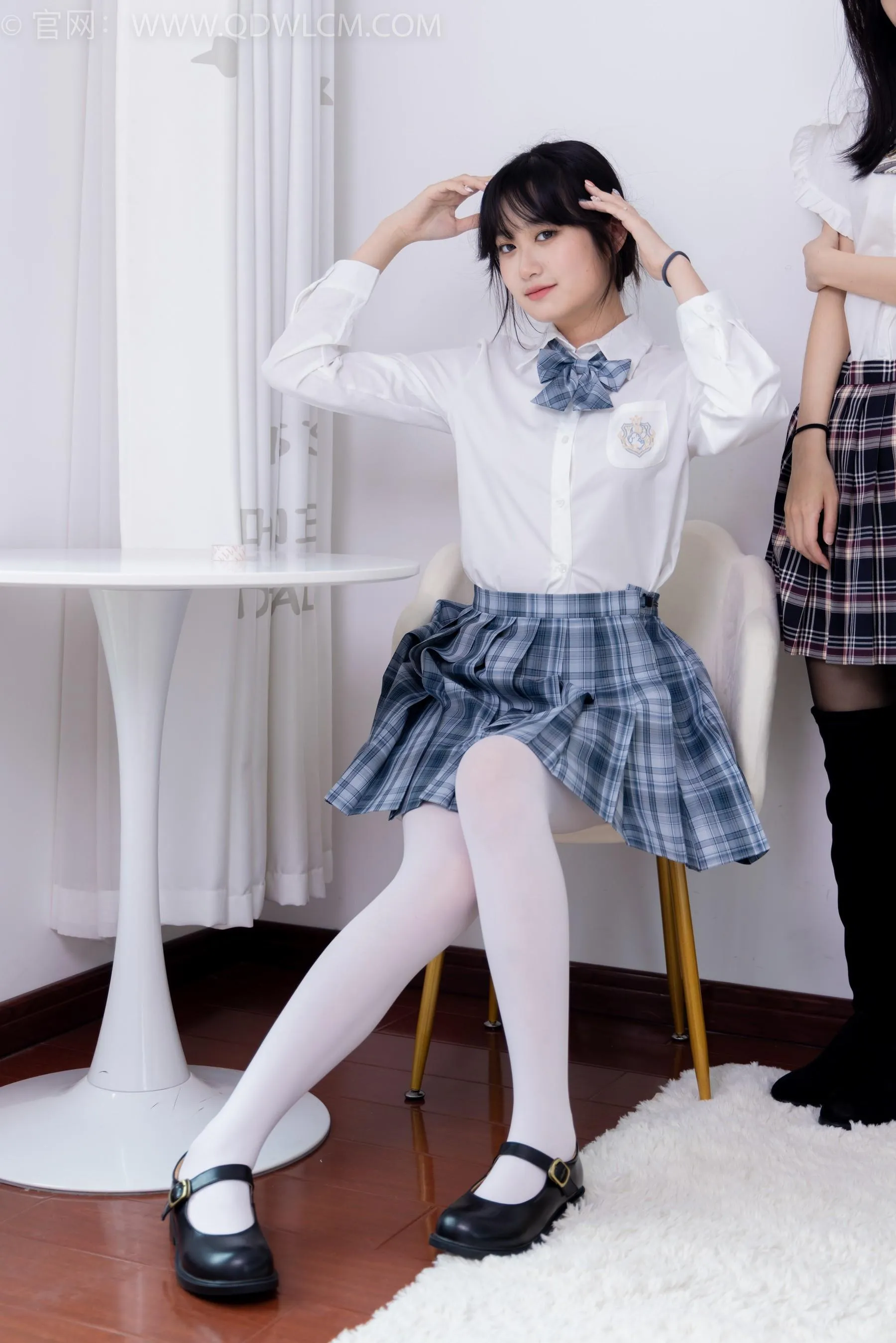 物恋传媒 NO.1582 菜菜小敏-学院姐妹花 [177P]插图7